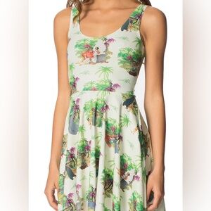 Blackmilk Clothing Welcome to the Jungle skater dress